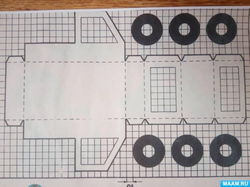 Автомобиль развертка технология 3 класс