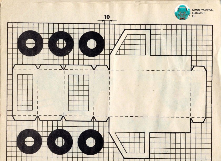 Автомобиль из картона