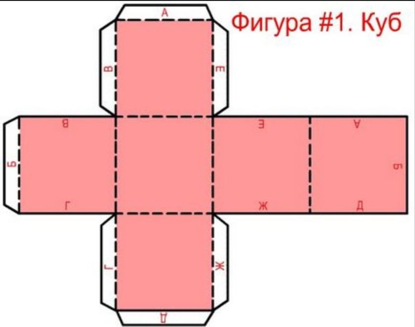 Развёртка Куба 6 на 6