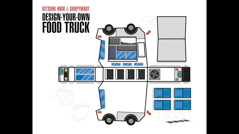 Бумажный машины фургон