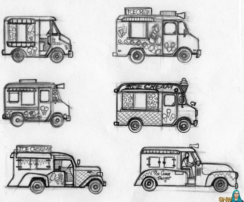 Чертежи фургона мороженщика