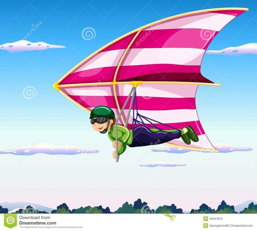 Параплан рисунок