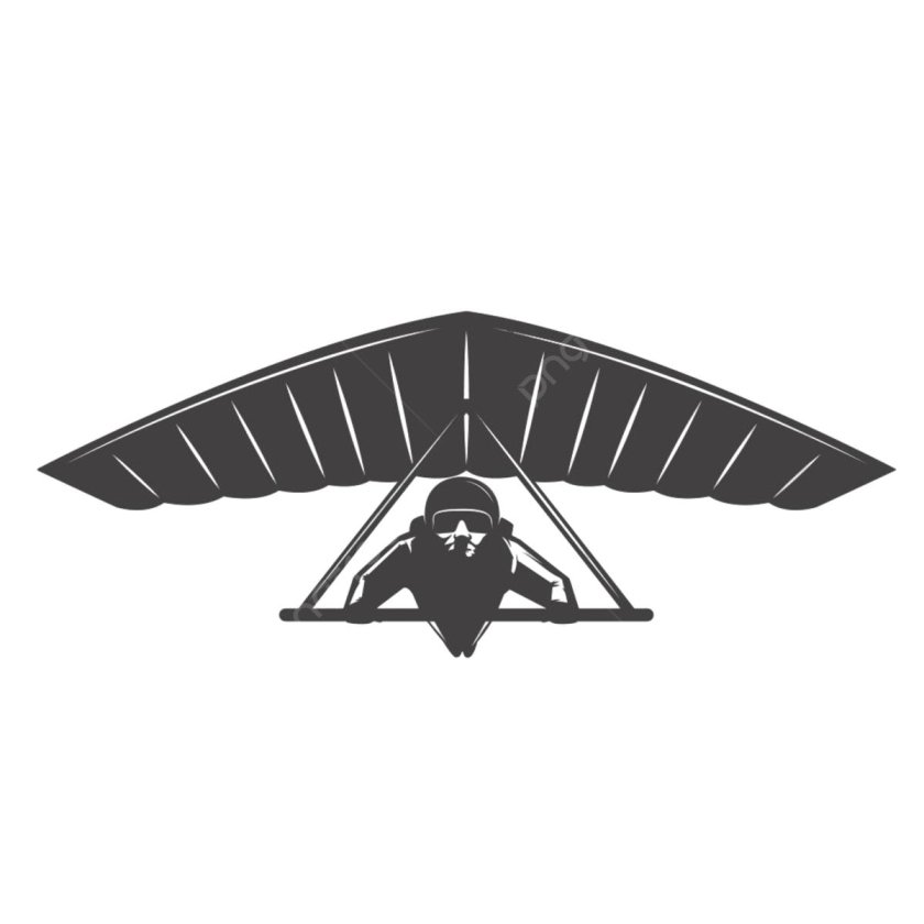 Дельтаплан силуэт