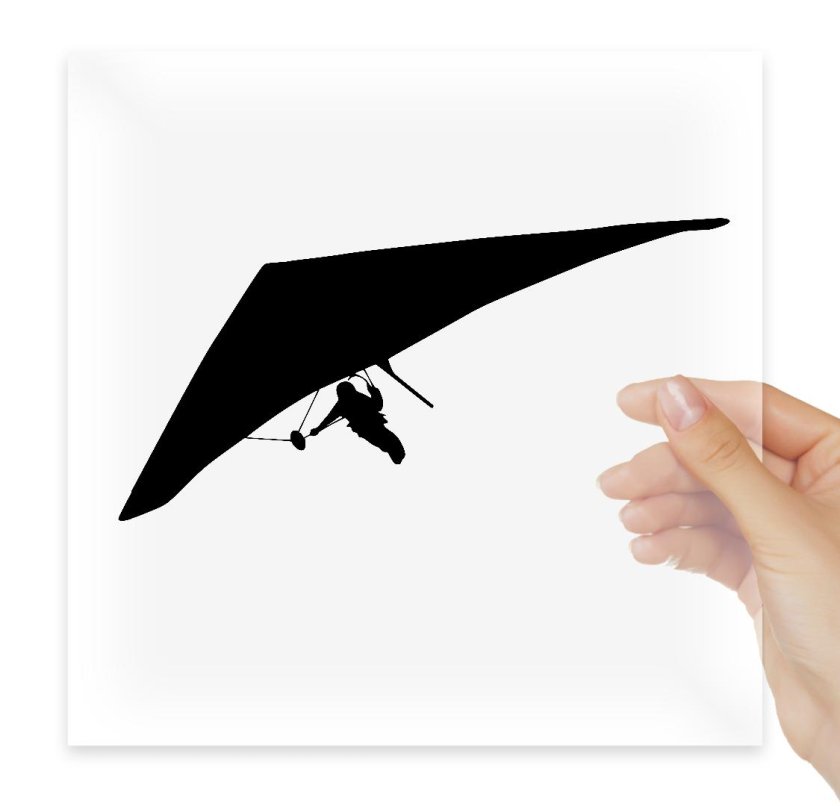 Дельтаплан силуэт