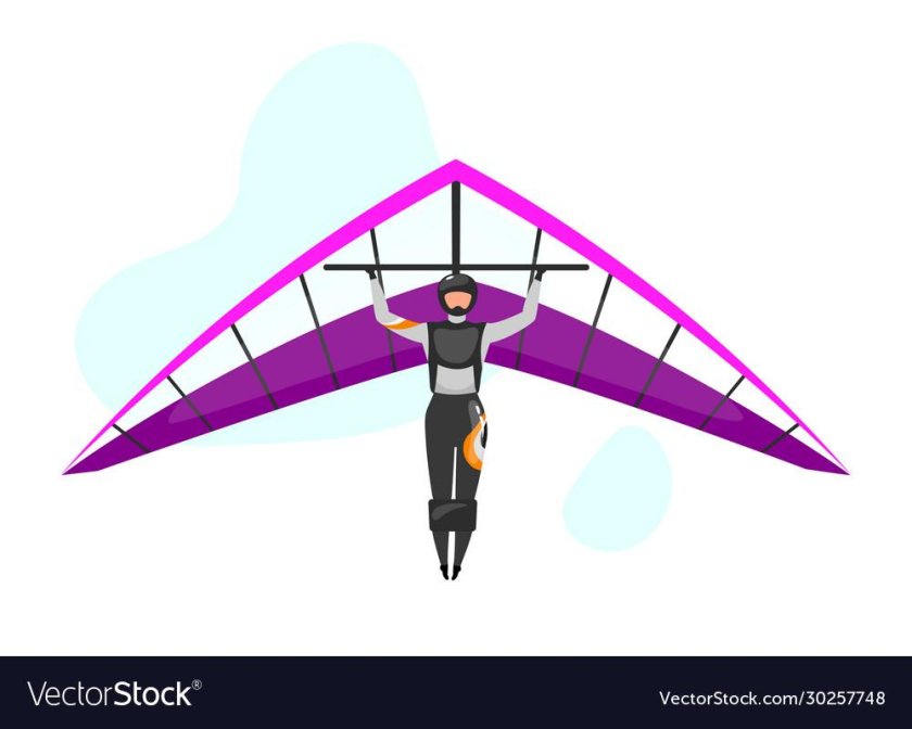 Дельтаплан силуэт