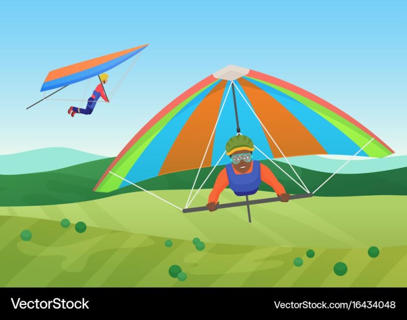 Дельтаплан вектор