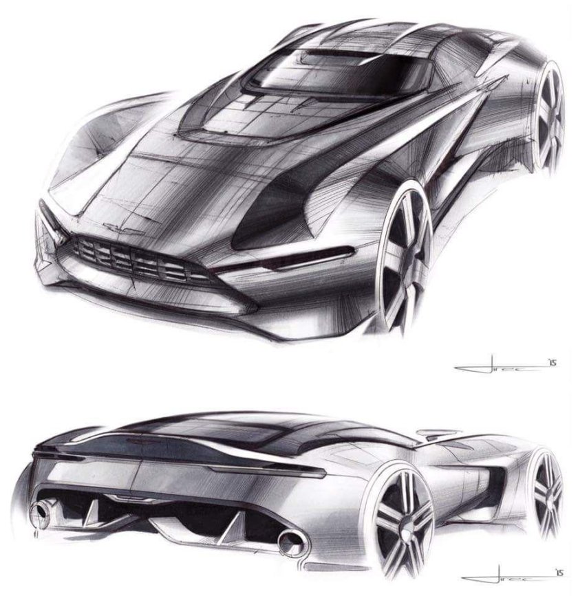 Астон Мартин скетч