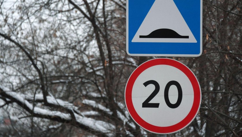 Дорожный знак лежачий полицейский 1.17