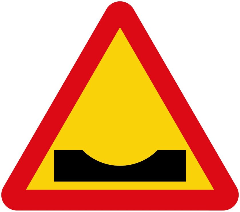 Дорожные знаки лежачий полицейский