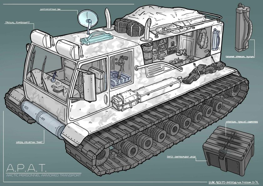 Дизельпанк вездеход