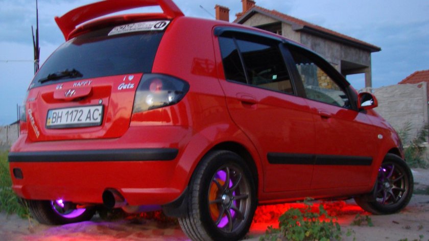 Тюнингованный Хендай Гетц