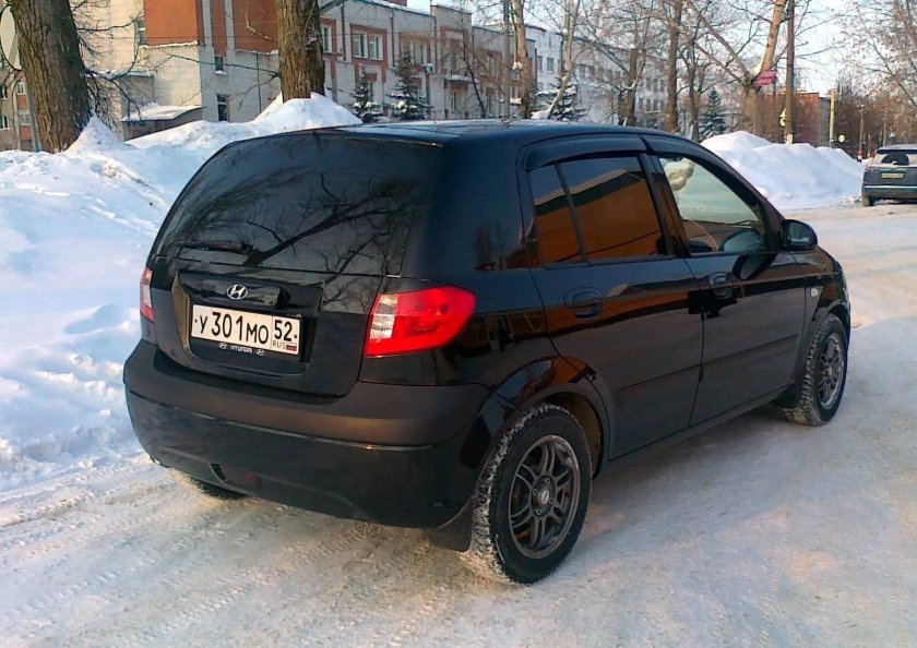 Хендай Гетц 1.4 черный