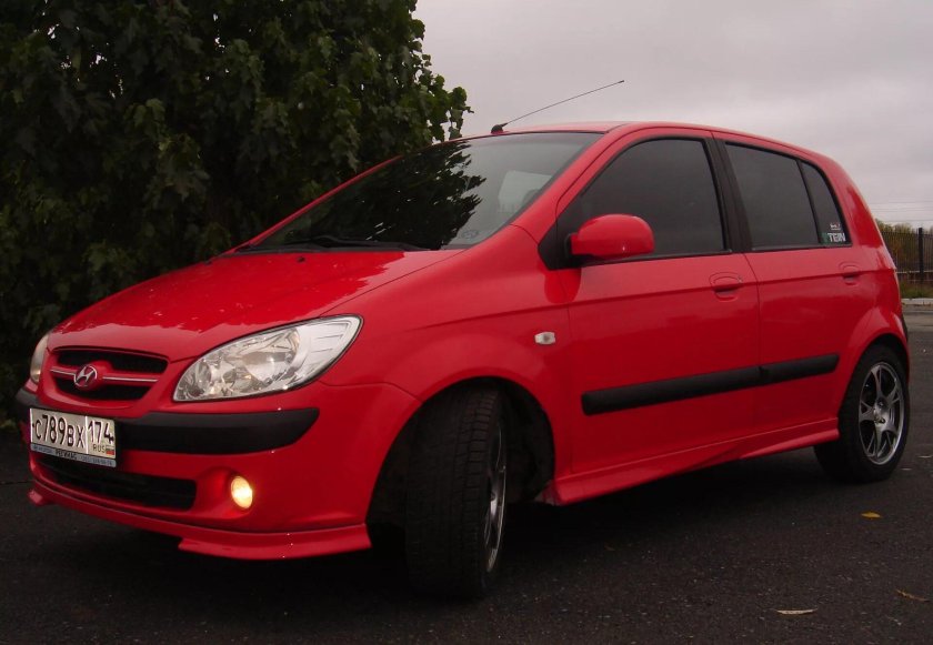 Hyundai Getz 1.4 в обвесах