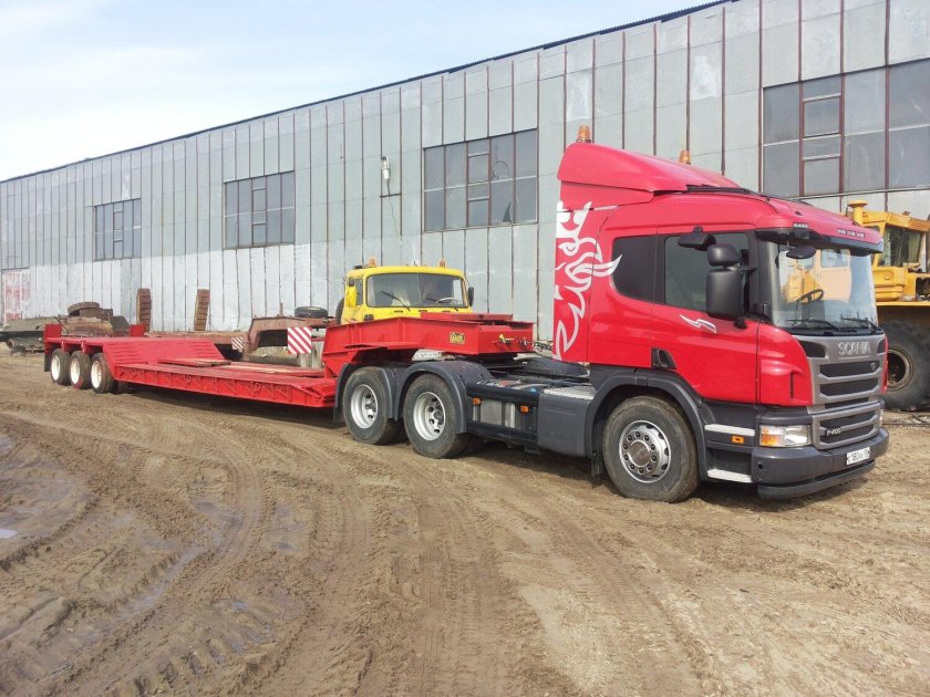 Скания трал низкорамный