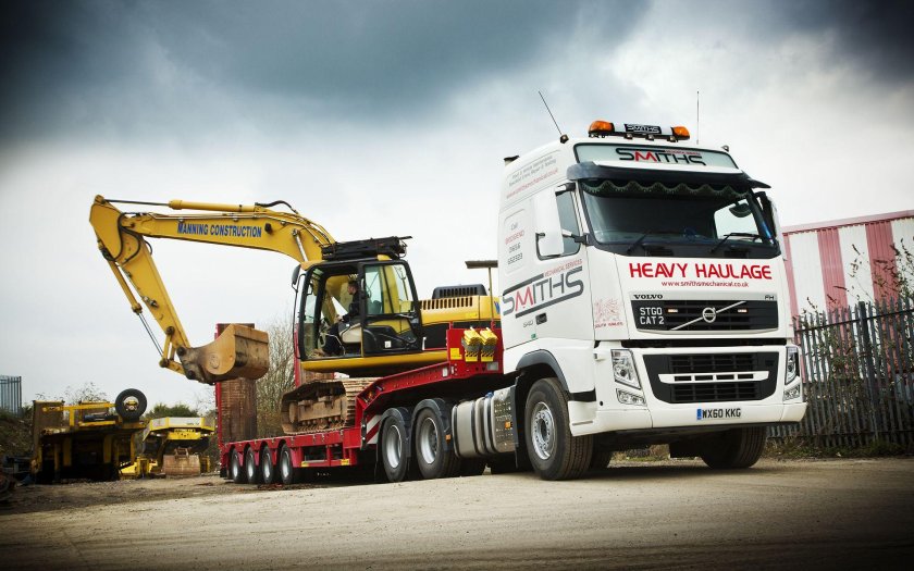 Volvo fh13 трал низкорамник