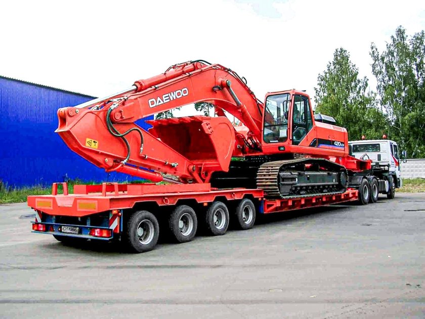 Doosan 520 на трале