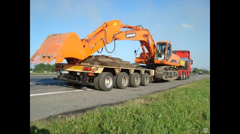 Трал негабарит 100 тонн