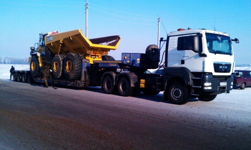 Трал негабарит 100 тонн