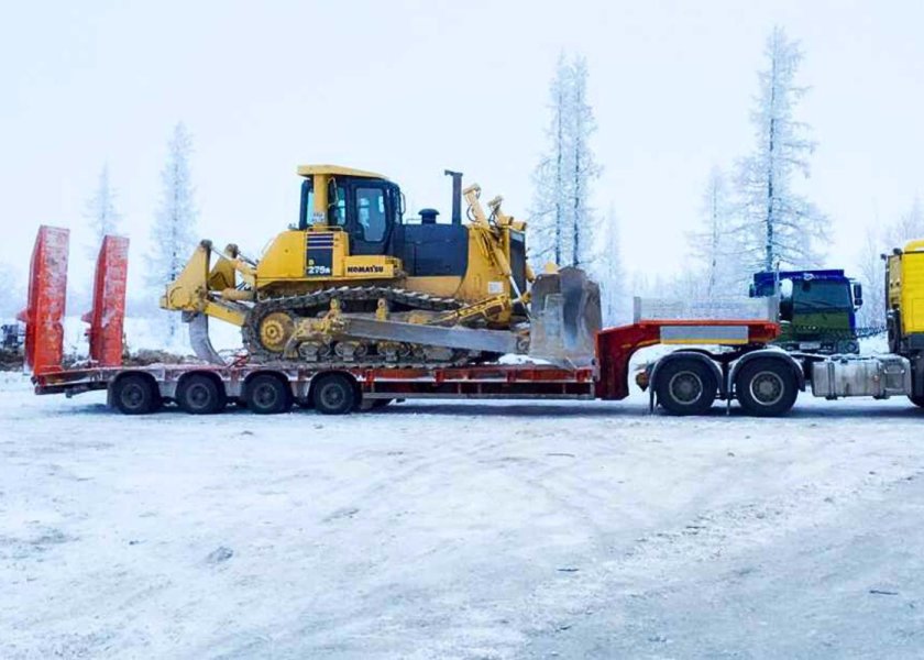 Низкорамный трал 40т КАМАЗ