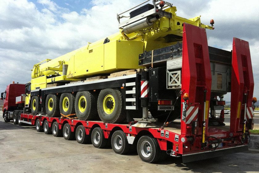 Трал 100 тонн высокорамный