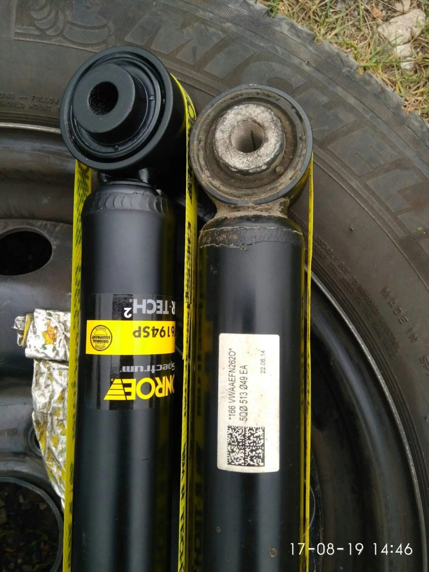 Задние амортизаторы Шкода Октавия а5 1.8