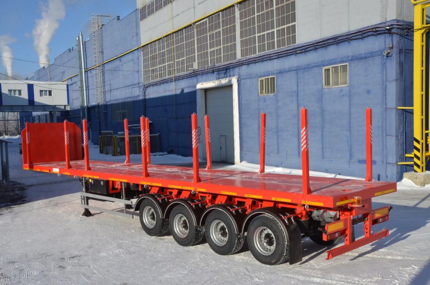 Полуприцеп бортовой Политранс
