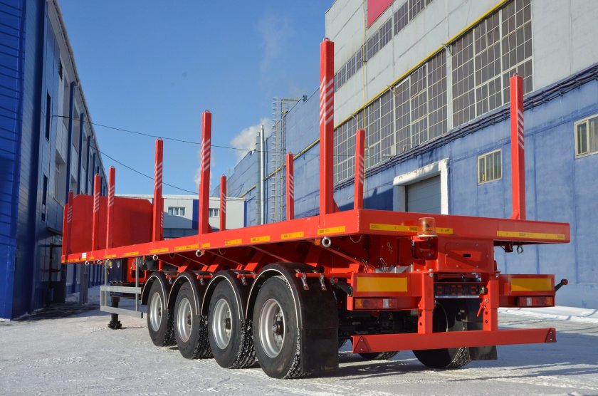 Полуприцеп бортовой Политранс