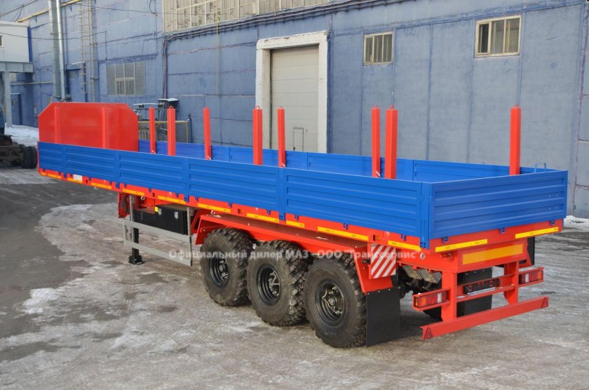 Бортовой полуприцеп Политранс ТСП 94171