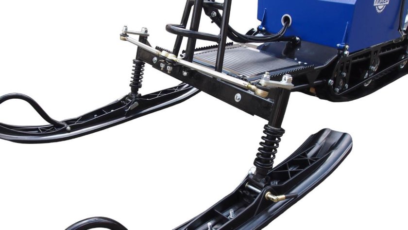 Мотобуксировщик компактный с лыжным модулем лидер