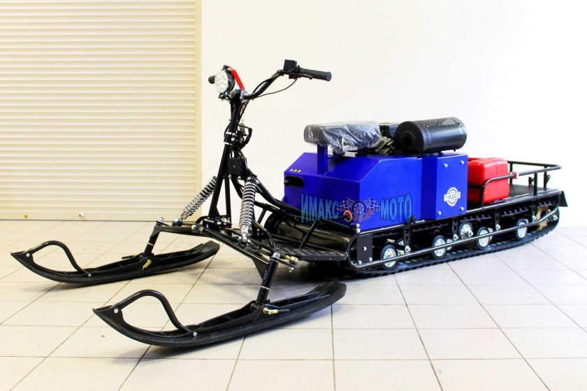 Мотобуксировщик Лидер 3 с лыжным модулем