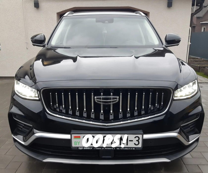 Решетка радиатора geely atlas pro