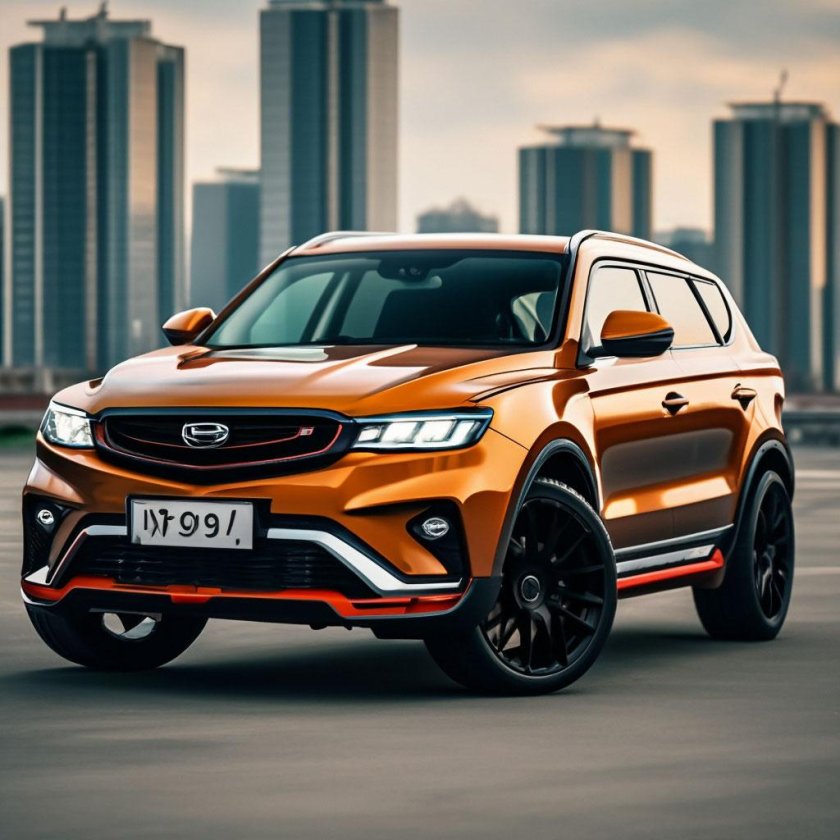 Кроссовер geely coolray