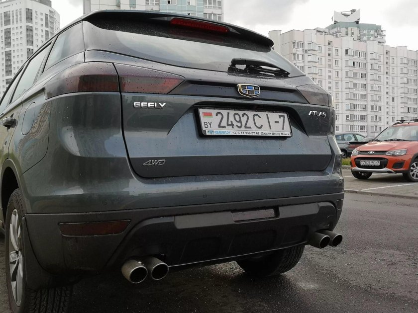 Geely Atlas Pro 2021 антихром