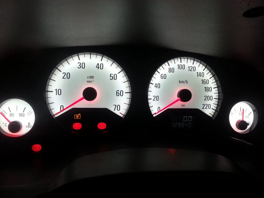 Подсветка на прибор Астра Опель