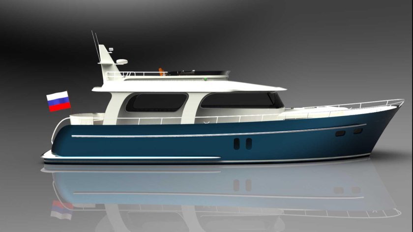 Моторная яхта real ships Rubicon 1700 Trawler