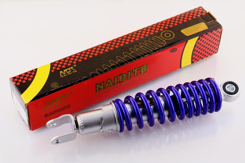 Амортизатор gy6, Dio ZX, lead 270mm, регулируемый (синий)