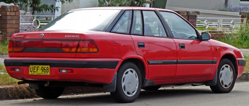 Daewoo espero купе