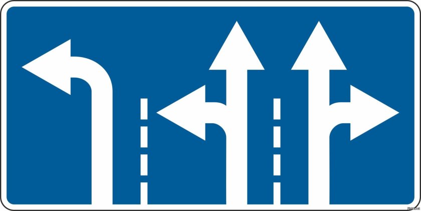 Знак 5 15 1 направления движения