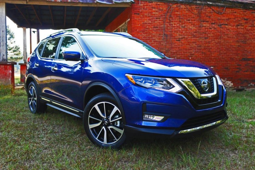 Ниссан х-Трейл синий