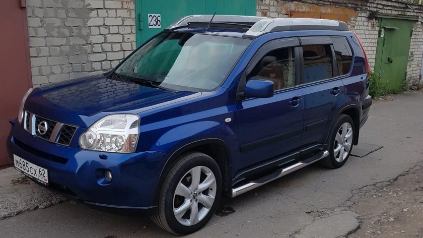 Nissan x-Trail 2009 синий