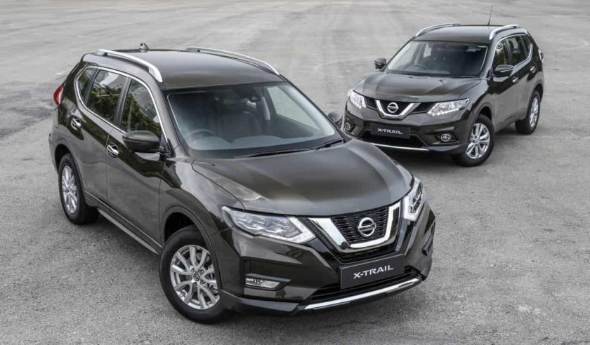 Nissan x-Trail t32 серый