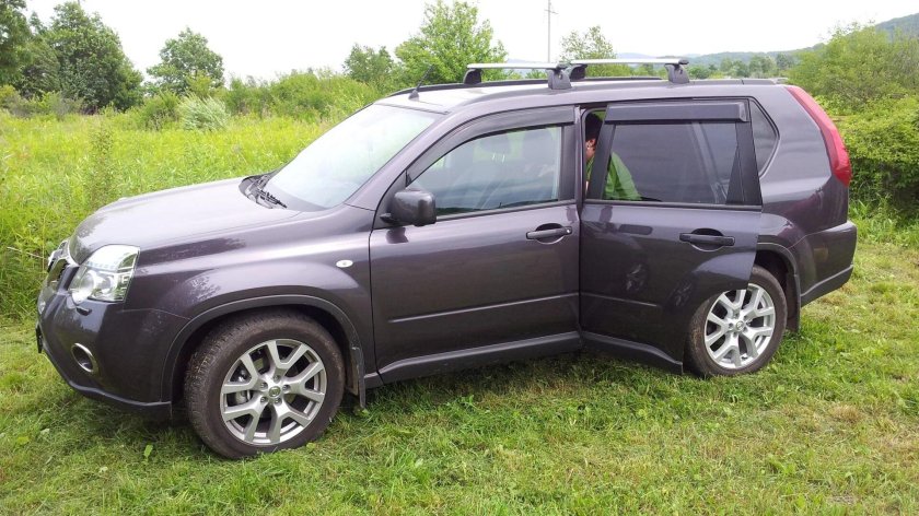 Nissan x-Trail t31, 2012 серо сиреневый