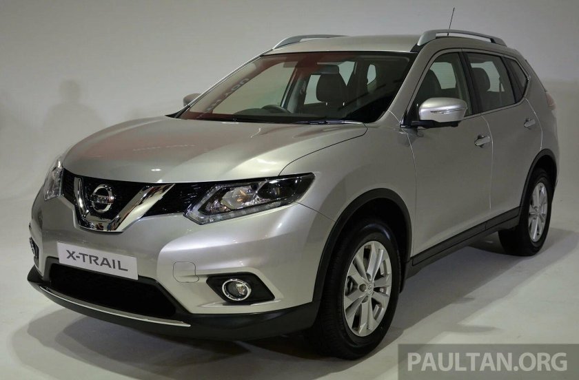 Nissan x Trail t32 серебристый металлик