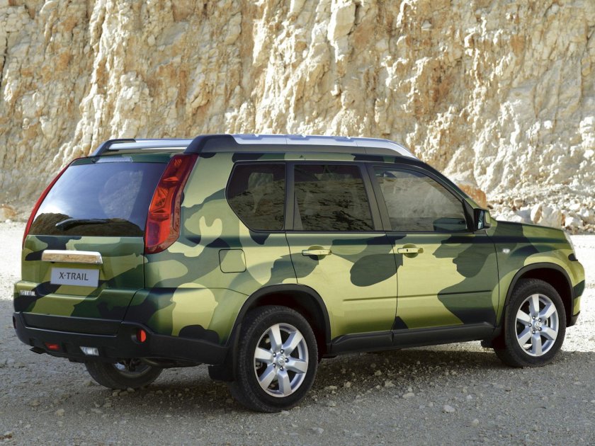 Ниссан х Трейл т31 камуфляж