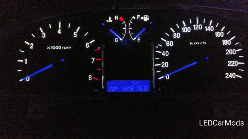 Пересвет приборной панели Соната ТАГАЗ