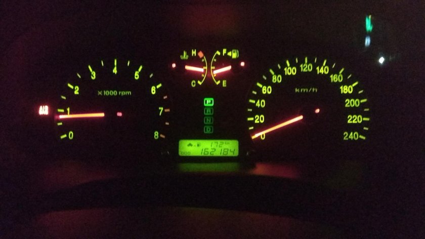 Пересвет панели приборов Соната ТАГАЗ