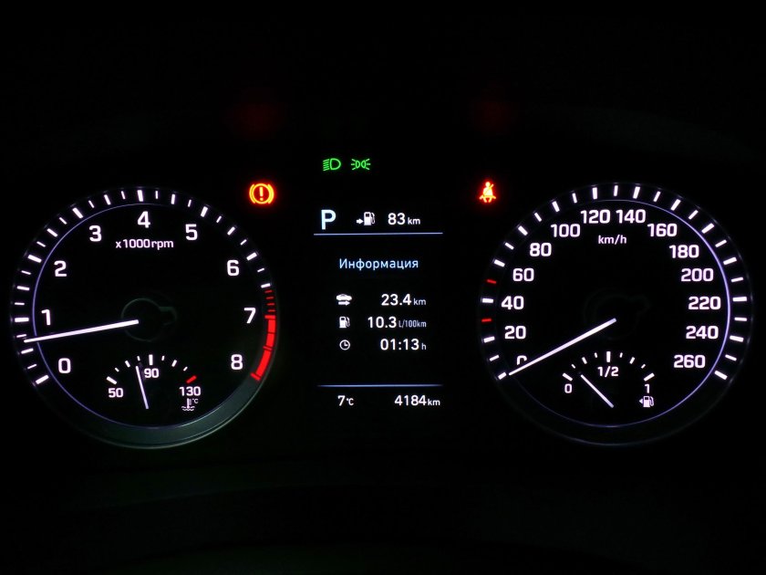 Панель приборов Хендай Соната 2018