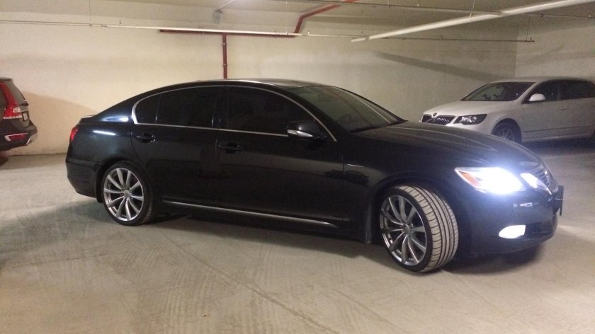 Лексус gs300 черный тонированный