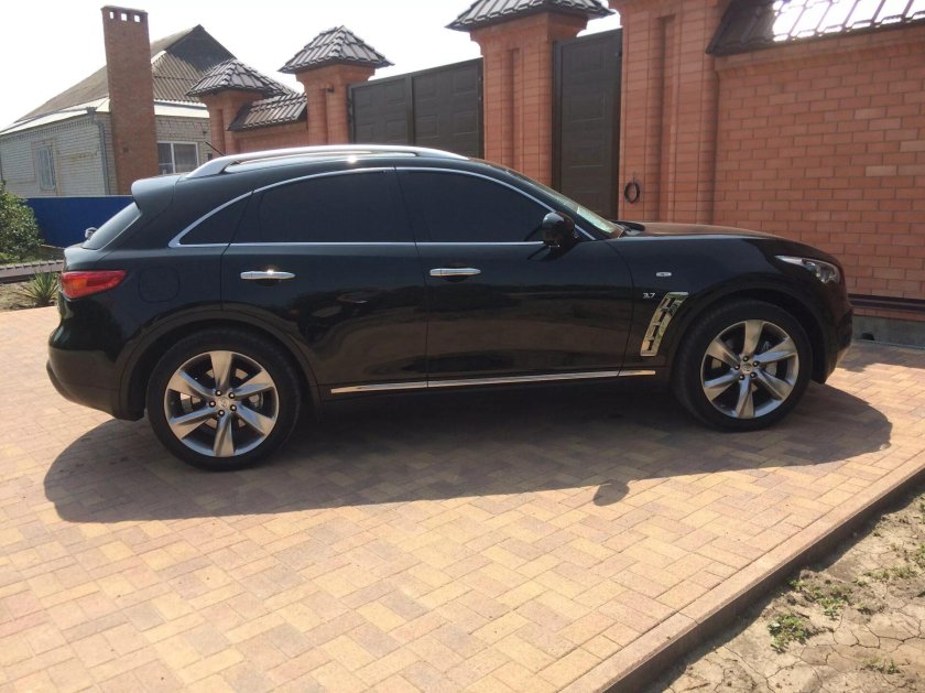 Инфинити фх37 черный тонированный