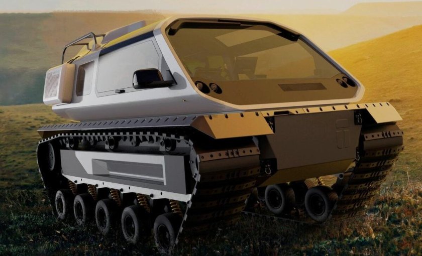 Гусеничный снегоболотоход терраника